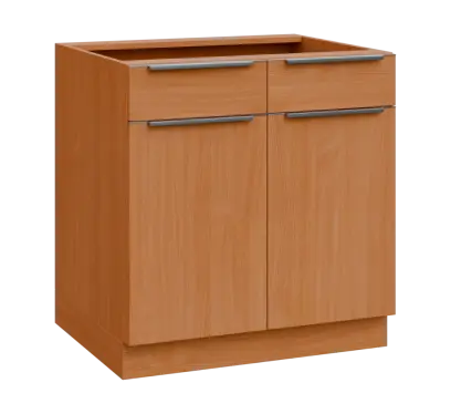 SIS - 8DZ2 spodní skříňka, 2-dveřová, 2-zásuvková, 870x800x600, buk royal